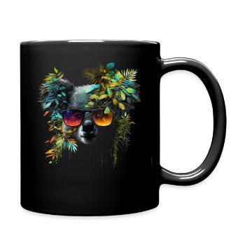 Koala Lunettes de soleil Animal Motif Cadeau Ours Animal - Mug uni - noir - Droite
