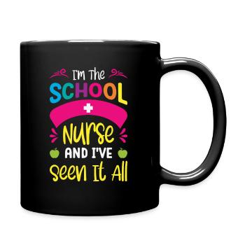 School Nurse Medical Nursing Nurse Appreciation - Full Colour Mug - black - Right