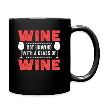 Wine Drinking Wine Tasting Wine Lover - Full Colour Mug - black - Right