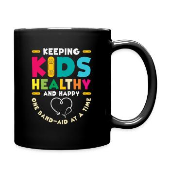 School Nurse Medical Nursing Nurse Appreciation - Full Colour Mug - black - Right