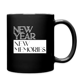 Nouvelle année, nouveaux souvenirs - Mug uni - noir - Droite