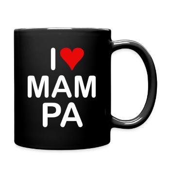 I love MAMPA - Full Colour Mug - black - Right