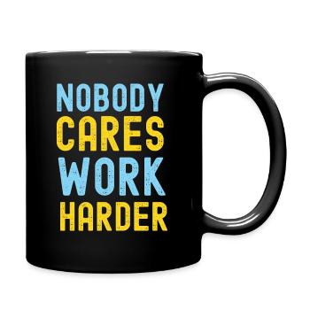Nobody Cares Work T-Shirt - Mug uni - noir - Droite