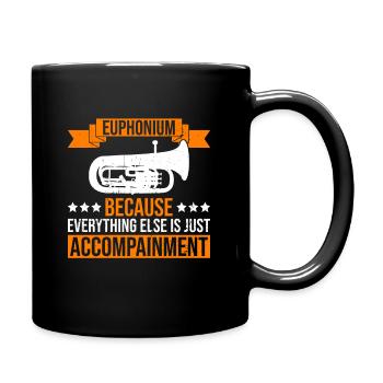 Euphonium-desígn Für - Tasse einfarbig - Schwarz - Rechts