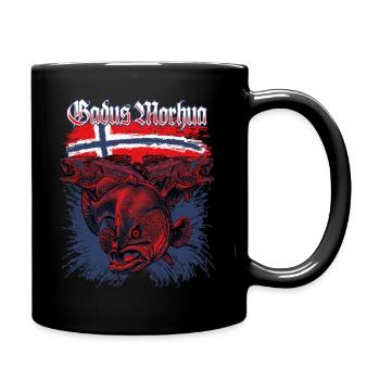 GADUS MORHUA - Dorsch - Norwegen - Tasse einfarbig - Schwarz - Rechts