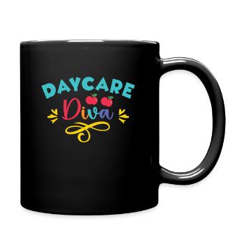 Enseignante éducatrice en éducation de la petite enfance - Mug uni - noir - Droite