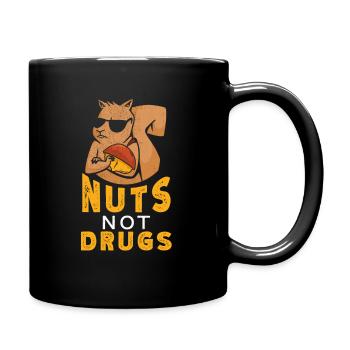 Écureuil rongeur noix Chasseur Chasse Tamia - Mug uni - noir - Droite