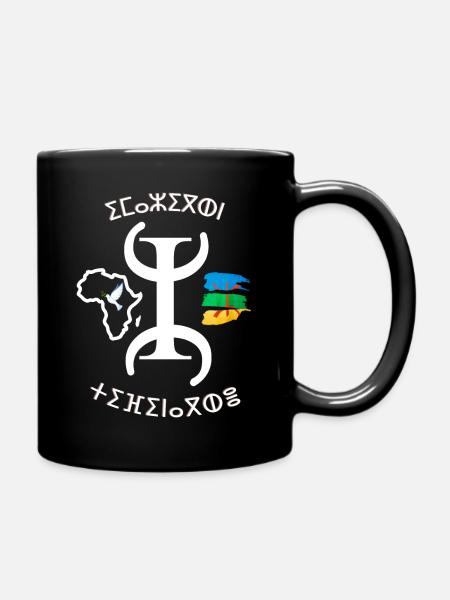 kabyle T-shirt graffiti The Berber Spring - Full Colour Mug - black