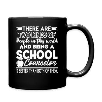 School Counselor Being A School Counselor - Full Colour Mug - black - Right