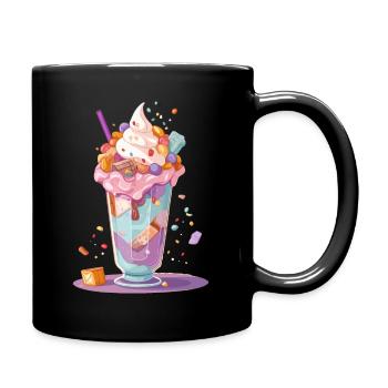 Candycore Aesthetic für Naschkatze - Tasse einfarbig - Schwarz - Rechts
