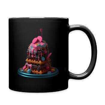 Candycore Aesthetic für Naschkatze - Tasse einfarbig - Schwarz - Rechts