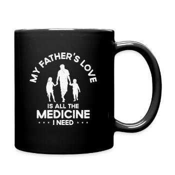 Meilleur père de médecine amour grand-père de la famille grand-père - Mug uni - noir - Droite