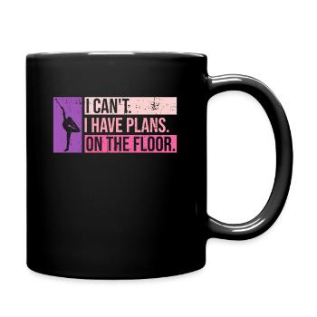 Baton Twirler Design Für Majorette Cheerleader - Full Colour Mug - black - Right