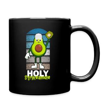Holy Strikeamole Baseball Softball Avocat - Mug uni - noir - Droite