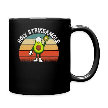 Holy Strikeamole Baseball Softball Avocat - Mug uni - noir - Droite