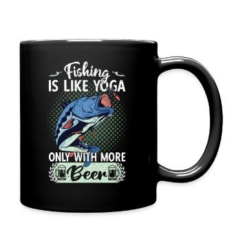 Pêche Pêcheurs Pêcheurs Pêche Pêche Dicton - Mug uni - noir - Droite