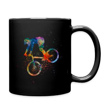 Vélo BMX - Mug uni - noir - Droite
