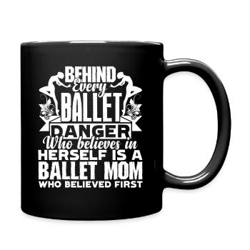 Ballet Dancer Ballet Dancer Mom - Full Colour Mug - black - Right