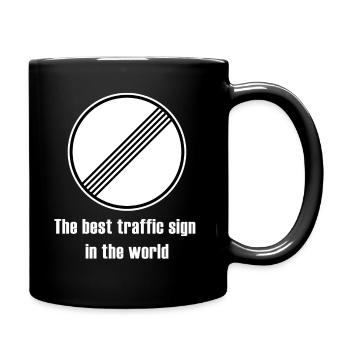 No Speed Limit! - Tasse einfarbig - Schwarz - Rechts