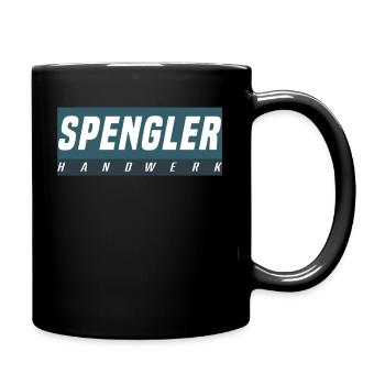 Spengler T-Shirt - Tasse einfarbig - Schwarz - Rechts