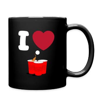 J’adore Beerpong - Mug uni - noir - Droite