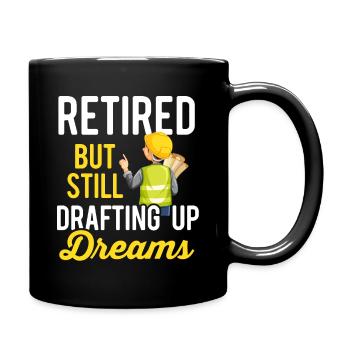 Architekt im Ruhestand Architektur im Ruhestand - Tasse einfarbig - Schwarz - Rechts