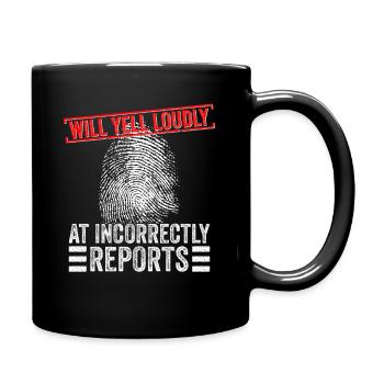 Forensisches Kriminologie-design Für Forensische - Tasse einfarbig - Schwarz - Rechts