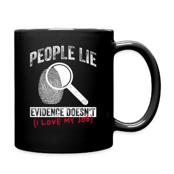 Forensisches Kriminologie-design Für Forensische - Tasse einfarbig - Schwarz - Rechts