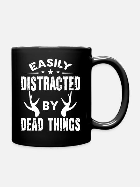 Facilement distrait par les choses mortes - Animal - Mug uni - noir