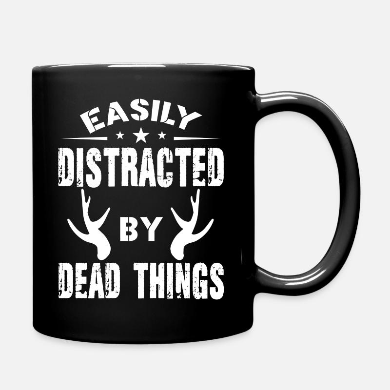 Facilement distrait par les choses mortes - Animal - Mug uni - noir