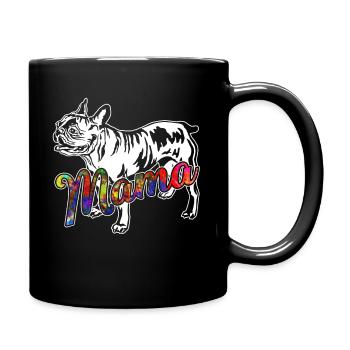 French Bulldog French Bulldog Mama - Full Colour Mug - black - Right