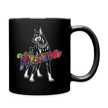 Doberman Pinscher Doberman Pinscher Mama - Full Colour Mug - black - Right