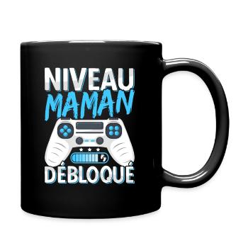 Annonce Grossesse Future Maman Niveau Mère - Mug uni - noir - Droite