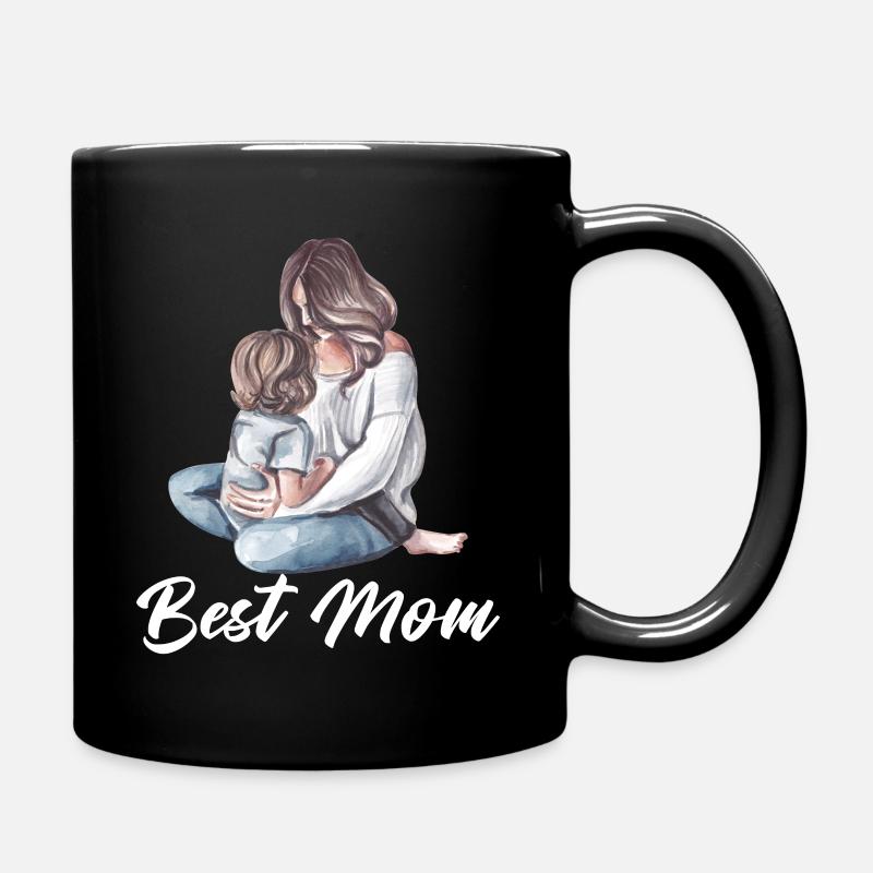 Best Mom - Tasse einfarbig - Schwarz