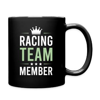 Équipe de course - Mug uni - noir - Droite