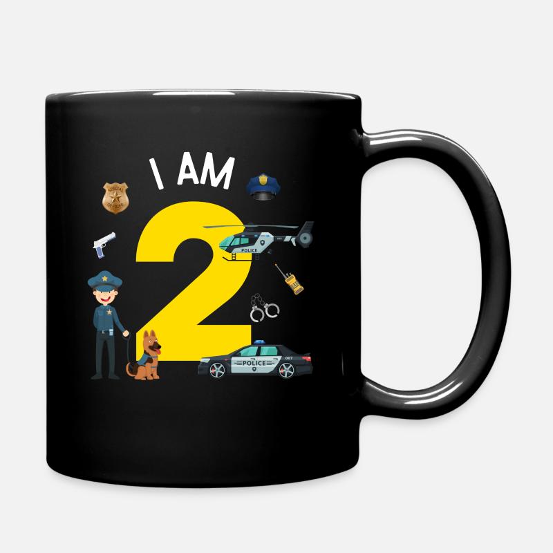 Je suis 2 - US Police - Mug uni - noir