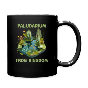 Paludarium Aquaterrarium Aquascaping Frog Kingdom - Mug uni - noir - Droite