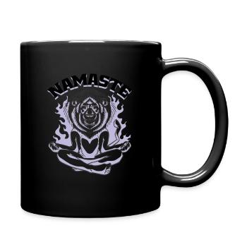 Namaste Lion - Mug uni - noir - Droite