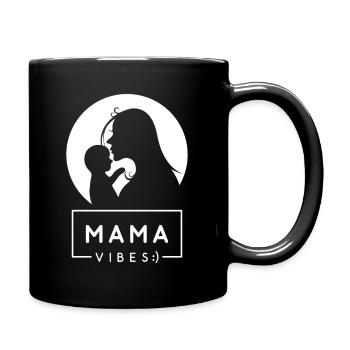 Mom Vibes - Mother Mom Mother's Day Gift - Full Colour Mug - black - Right