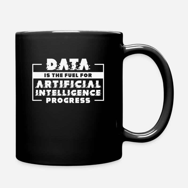 Artificial Intelligence Progress Machine Learning - Full Colour Mug - black