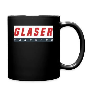 Glaser T-Shirt - Tasse einfarbig - Schwarz - Rechts
