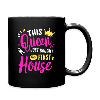 Nouveau propriétaire 2023 Fille de pendaison de crémaillère pour une nouvelle maison - Mug uni - noir - Droite