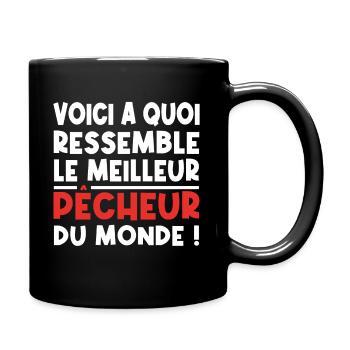 voici a quoi ressemble Le meilleur pêcheur - Mug uni - noir - Droite