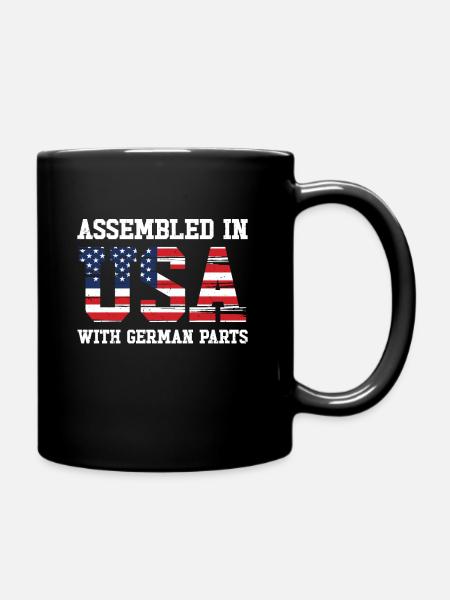 Né allemand Allemagne États-Unis - Mug uni - noir