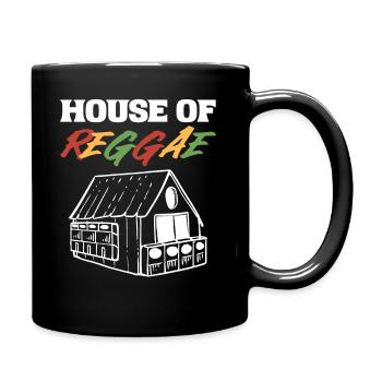 House of Reggae Musiker und Entertainer - Tasse einfarbig - Schwarz - Rechts