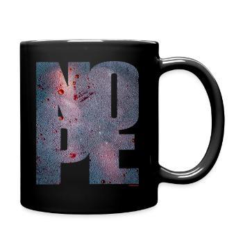 NOPE - sei kein Ja - Sager! - Tasse einfarbig - Schwarz - Rechts