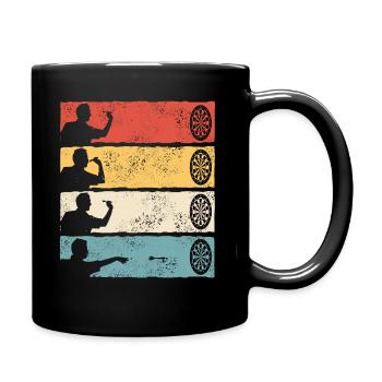 Darts Darts Darts Player Darts - Full Colour Mug - black - Right