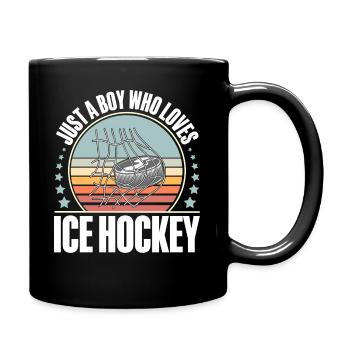 Eishockey Hockey sur glace - Mug uni - noir - Droite