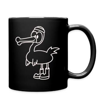 Anti-Zoo Two White - Tasse einfarbig - Schwarz - Rechts