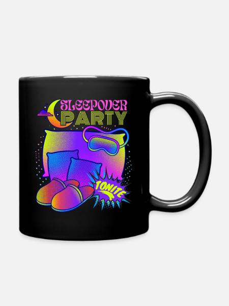 Pyjama, Nuitée, Soirée de sommeil - Mug uni - noir